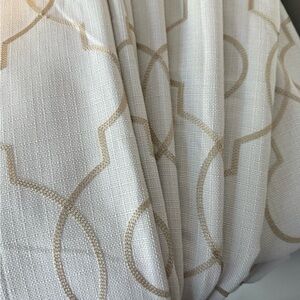 2 panel gromet panels curtains - 52 x 84 black out material.